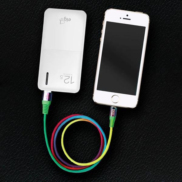 Cabo USB para lightning, 1m, Colorido, L810RB, Elg - PT 1 UN