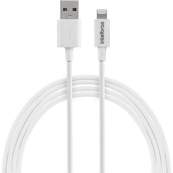 Cabo USB para lightning, 1,2m, Branco, EUAL12PB, Intelbras - PT 1 UN