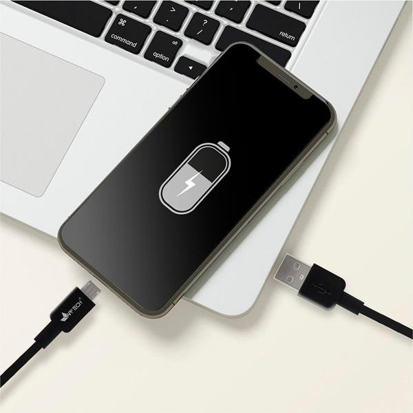 Cabo USB para micro USB, 1m, Preto, App-tech - PT 1 UN