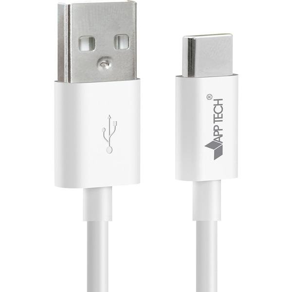 Cabo USB para Tipo-C, 1m, Branco, App-tech - PT 1 UN