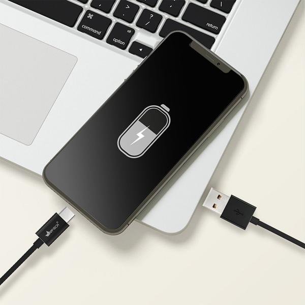 Cabo USB para Tipo-C, 1m, Preto, App-tech - PT 1 UN