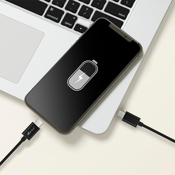 Cabo USB C para Tipo-C, 1m, Preto, App-tech - PT 1 UN
