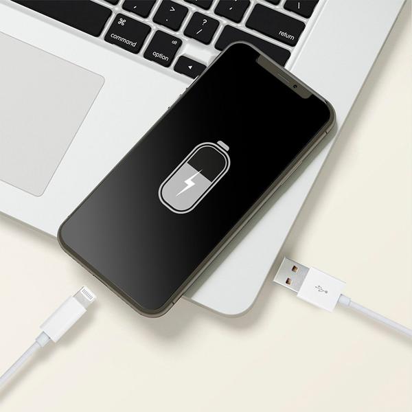 Cabo USB para iPhone, Lightning, Certificado Apple, 1m, Branco, App-tech - PT 1 UN