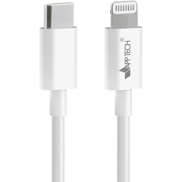 Cabo USB C para Lightning, 1,5m, Branco, App-tech - PT 1 UN