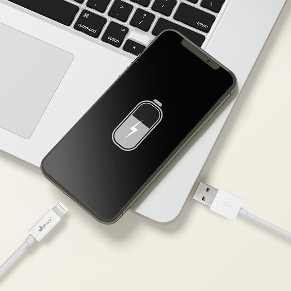 Cabo USB para Lightning, 3m, Branco, App-tech - PT 1 UN