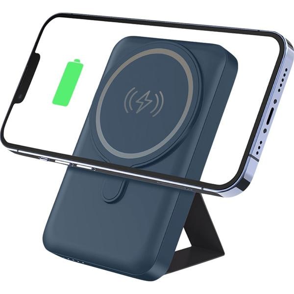 Carregador portátil Power Bank por indução com suporte, 10.000mAh, Geonav - CX 1 UN