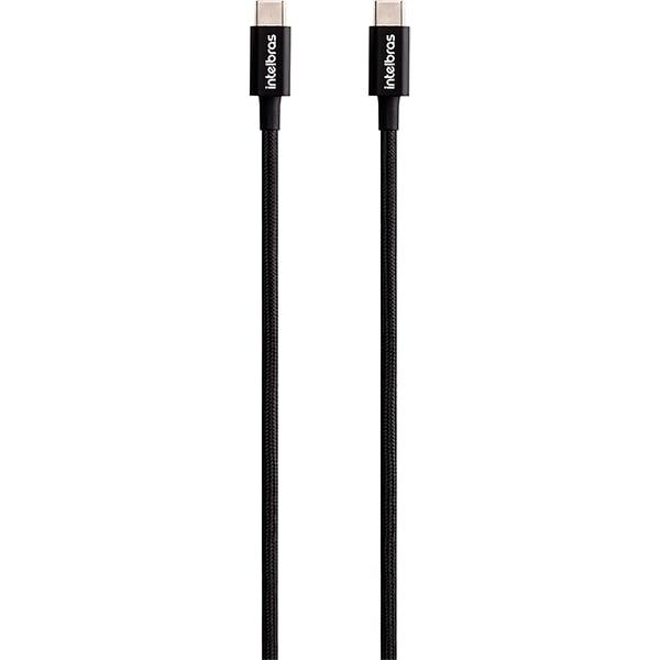 Cabo USB C para Tipo-C 1,5m, Nylon, Preto, 4830080, Intelbras - CX 1 UN