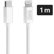 Cabo USB-C para Lightning, 1m, Branco, 2Plug - CX 1 UN