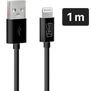 Cabo USB-A para Lightning, 1m, Preto, 2Plug - CX 1 UN Cabo USB-A para Lightning, 1m, Preto, 2Plug - CX 1 UN