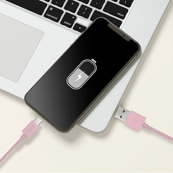 Cabo USB A para Tipo-C, 1m, Rosa, 2Plug - CX 1 UN