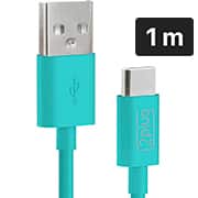 Cabo USB A para Tipo-C, 1m, Azul, 2Plug - CX 1 UN Cabo USB A para Tipo-C, 1m, Azul, 2Plug - CX 1 UN