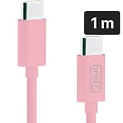 Cabo USB C para Tipo-C, 1m, Rosa, 2Plug - CX 1 UN Cabo USB C para Tipo-C, 1m, Rosa, 2Plug - CX 1 UN