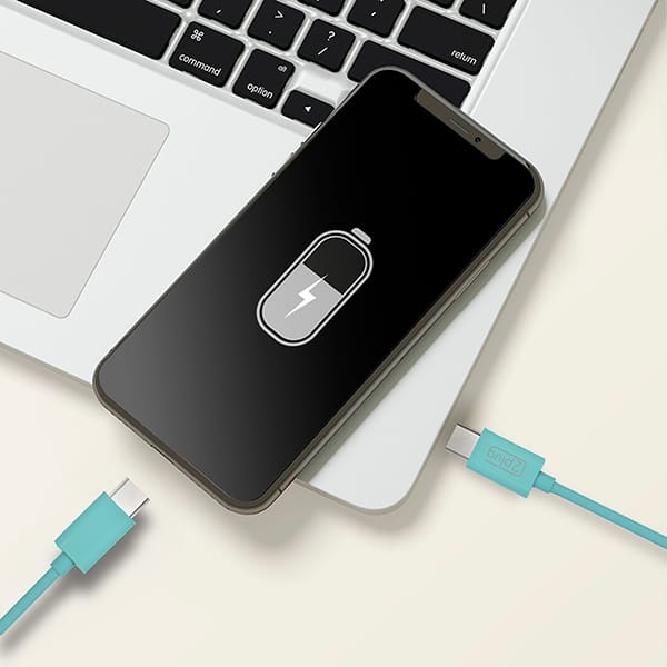 Cabo USB C para Tipo-C, 1m, Azul, 2Plug - CX 1 UN