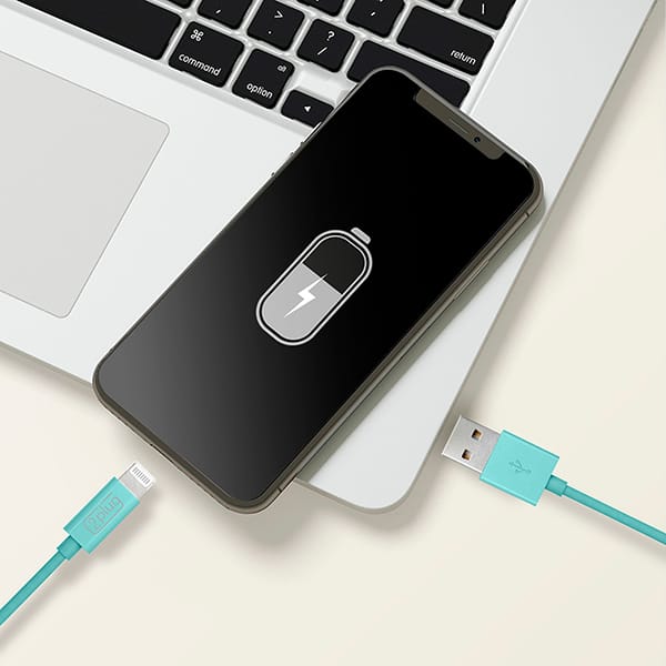 Cabo USB para lightning, 1m, Azul, 2Plug - CX 1 UN