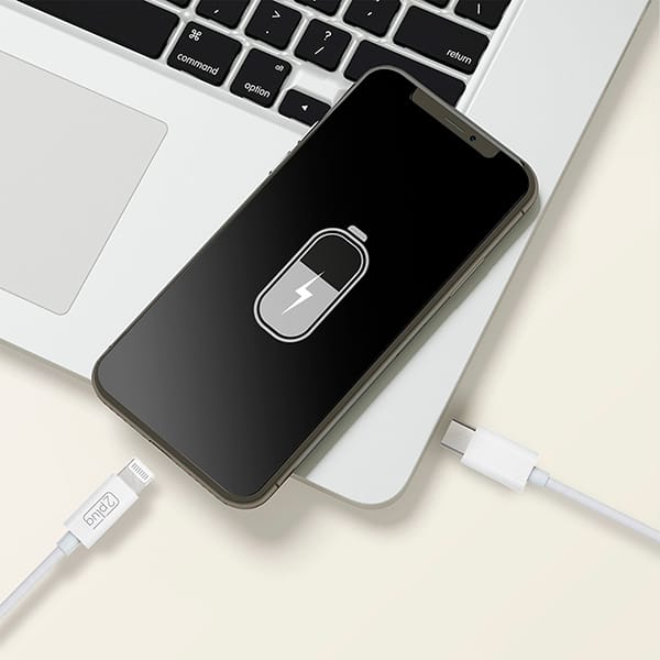 Cabo USB C para lightning, 12cm, Branco, 2Plug - CX 1 UN