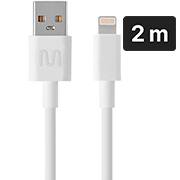 Cabo USB para lightning, 2m, Branco, WI456, Multi - CX 1 UN Cabo USB para lightning, 2m, Branco, WI456, Multi - CX 1 UN