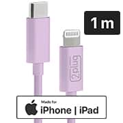 Cabo USB C para lightning, certificado Apple, 1m, Lilás, 2Plug - CX 1 UN