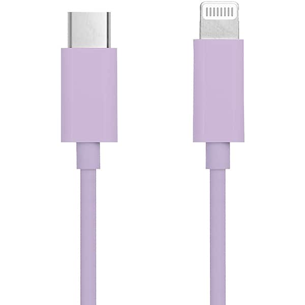 Cabo USB C para lightning, certificado Apple, 1m, Lilás, 2Plug - CX 1 UN