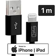 Cabo USB para lightning, certificado Apple, 1m, Preto, 2Plug - CX 1 UN Cabo USB para lightning, certificado Apple, 1m, Preto, 2Plug - CX 1 UN