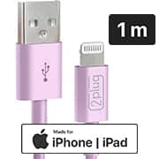 Cabo USB para lightning, certificado Apple, 1m, Lilás, 2Plug - CX 1 UN