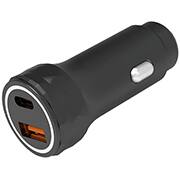 Carregador veicular com 2 portas, USB-C e USB-A, 044-0019, 5+ - CX 1 UN Carregador veicular com 2 portas, USB-C e USB-A, 044-0019, 5+ - CX 1 UN