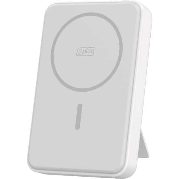 Carregador portátil por indução USB-C, Fast charger, 10000mAh, Branco, PT100A, 2Plug - CX 1 UN
