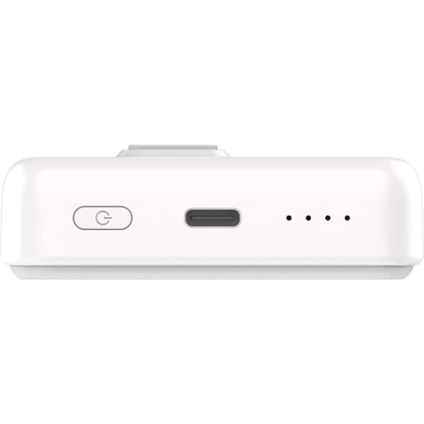 Carregador portátil por indução USB-C, Fast charger, 10000mAh, Branco, PT100A, 2Plug - CX 1 UN