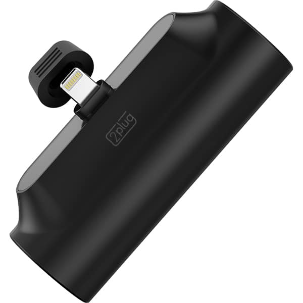 Carregador portátil Lightining, 5000mAh, Preto, WT006A, 2Plug - CX 1 UN