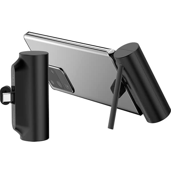 Carregador portátil USB C, 5000mAh, Preto, WT006A, 2Plug - CX 1 UN
