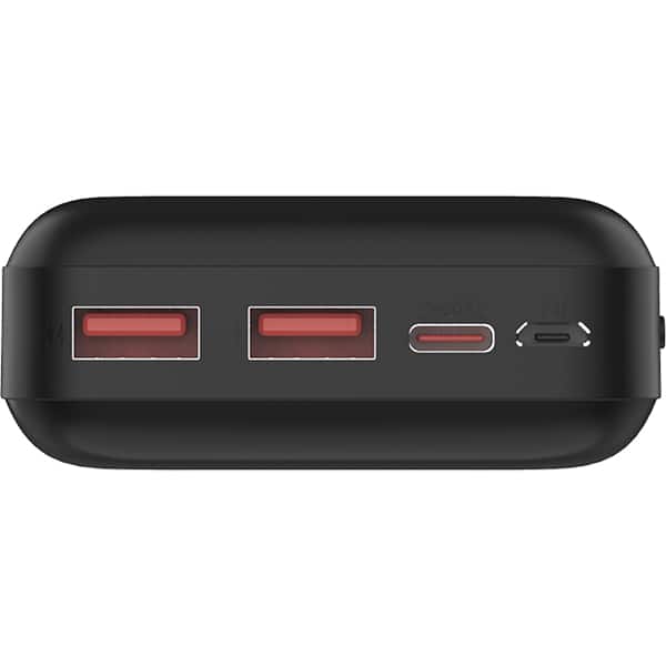 Carregador portátil usb fast charger, 4 em 1, 20000mAh, Preto, OP18S, 2Plug - CX 1 UN