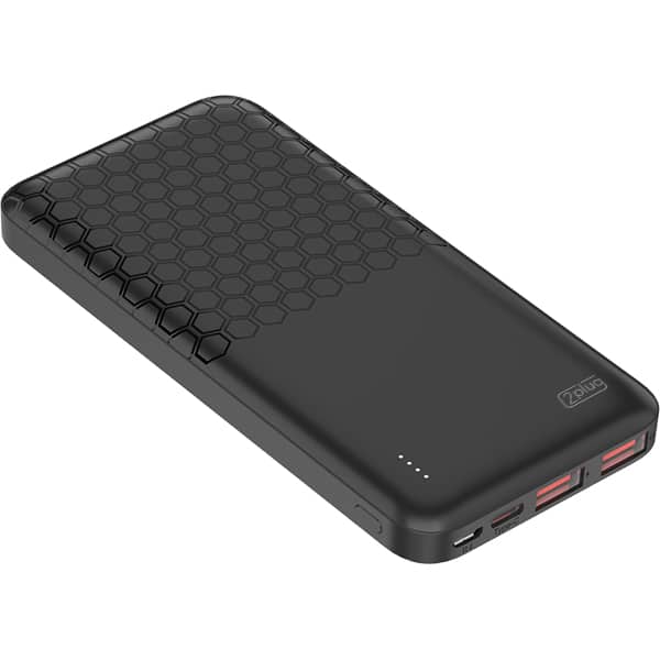 Carregador portátil usb fast charger 10000mAh preto OP17S 2Plug CX 1 UN