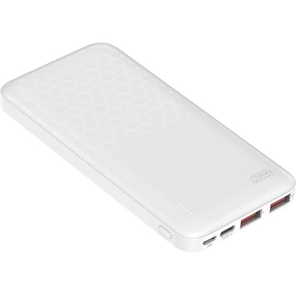 745835 - Carregador portátil usb fast charger 10000mAh branco OP17S