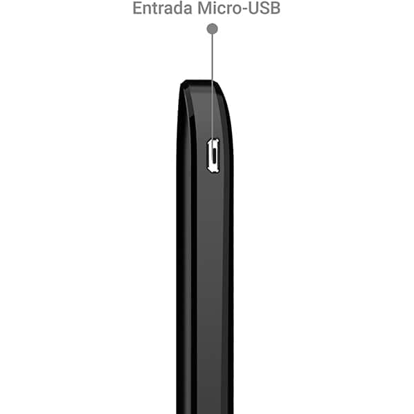 Carregador Portátil Power Bank USB, Fast Charger PD, 5000mAh, Preto, SL05, 2Plug - CX 1 UN