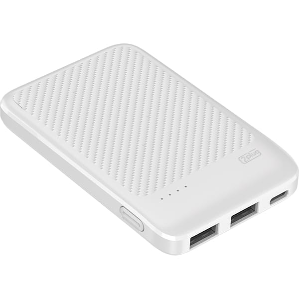 Carregador portátil usb, Fast Charger PD, 5000mAh, Branco, SL05, 2Plug - CX 1 UN