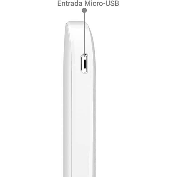 Carregador Portátil Power Bank USB, Fast Charger PD, 5000mAh, Branco, SL05, 2Plug - CX 1 UN