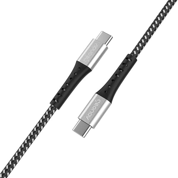 Cabo USB C para Tipo-C, 1,2m, Preto, ESC06BK, Geonav - CX 1 UN