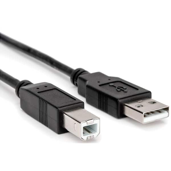 Cabo USB-A para USB-B 5m preto 4358 Md9 PT 1 UN