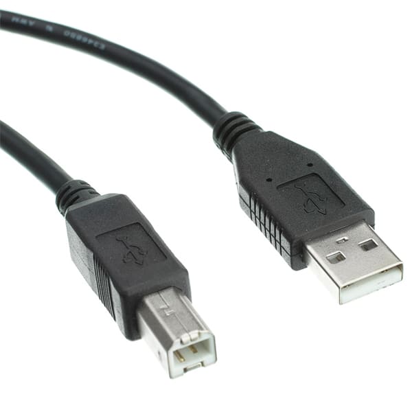 Cabo USB-A para USB-B 5m preto 4358 Md9 PT 1 UN
