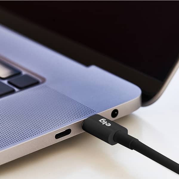 Cabo USB-C para USB-C 1m, Preto, TC60B, Elg - CX 1 UN