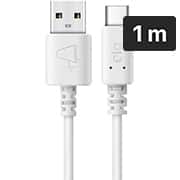 Cabo USB-A para USB-C, 1m, Branco, TCUSB, Elg - CX 1 UN