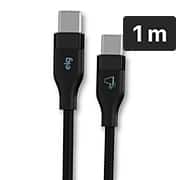 Cabo USB-C para USB-C 1m, Preto, TC100, Elg - CX 1 UN