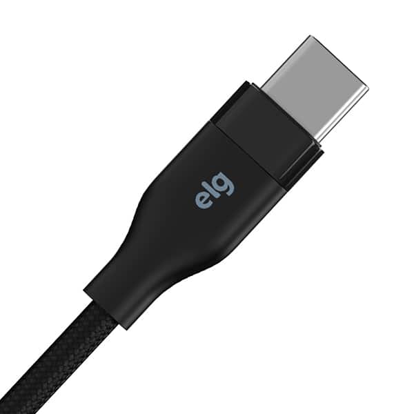 Cabo USB-C para USB-C 1m, Preto, TC100, Elg - CX 1 UN Cabo USB-C para USB-C 1m, Preto, TC100, Elg - CX 1 UN