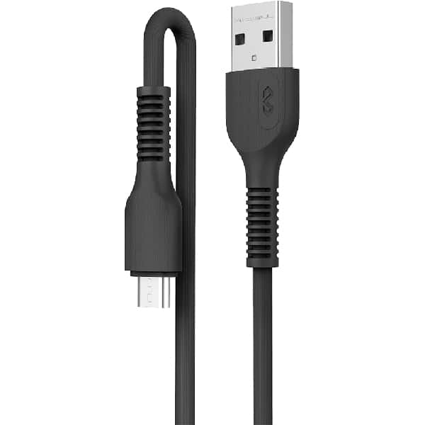 Cabo USB-A para micro USB, 2m, Preto, VQ-D83 74616, Letron - CX 1 UN Cabo USB-A para micro USB, 2m, Preto, VQ-D83 74616, Letron - CX 1 UN