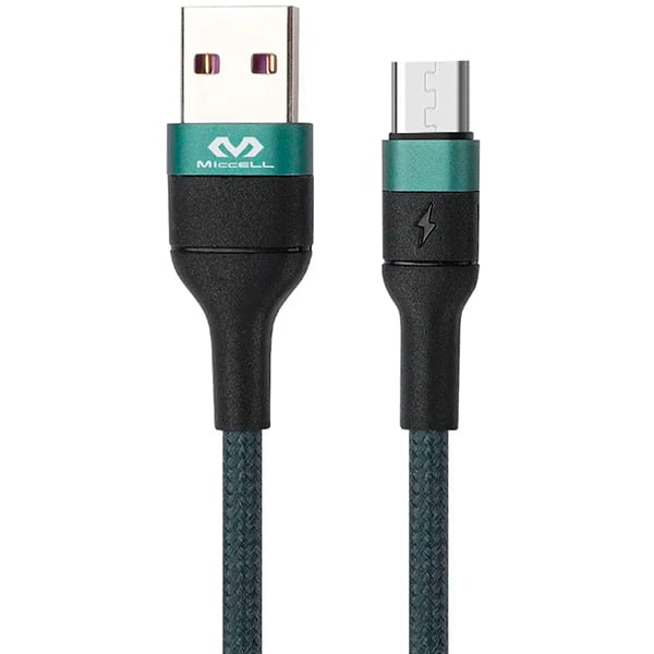 Cabo USB-A para micro USB, 1m, Verde, VQ-D109, 74634, Letron - CX 1 UN Cabo USB-A para micro USB, 1m, Verde, VQ-D109, 74634, Letron - CX 1 UN