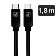 Cabo USB-C para USB-C, 1,8m, Preto, GS-6769, GShield - CX 1 UN Cabo USB-C para USB-C, 1,8m, Preto, GS-6769, GShield - CX 1 UN