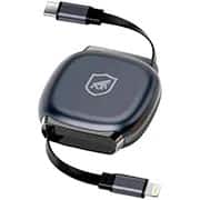 Cabo USB-C para Lightning, Retrátil, 1 metro, Preto, Victusm, GS-14460, Gshield - CX 1 UN