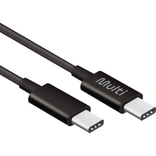 Cabo USB-C para USB-C, 1,2m, Preto, WI452, Multi - CX 1 UN