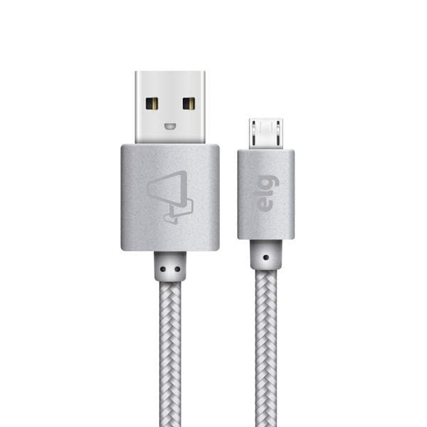 Cabo USB para micro USB, 1m, Prata, M510BS, Elg - BT 1 UN