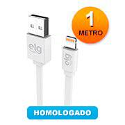 Cabo lightning recarga e sincronização, 1.25 metro Branco, EC810, ELG - BT 1 UN