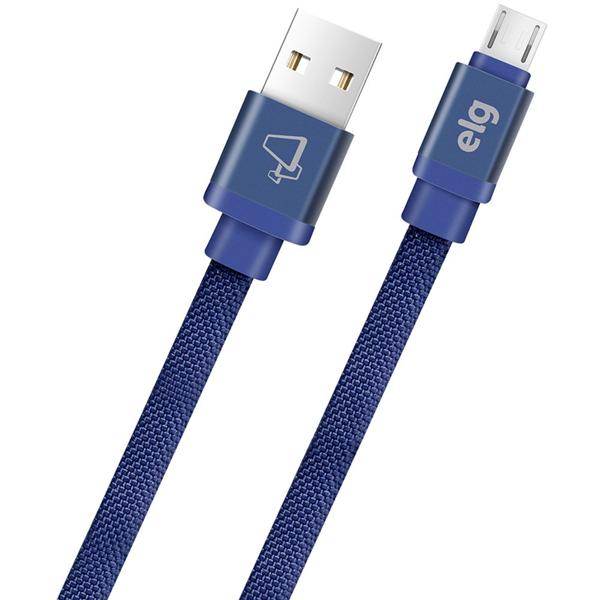 Cabo USB para micro USB, 1m, Azul, CNV510BE, Elg - CX 1 UN